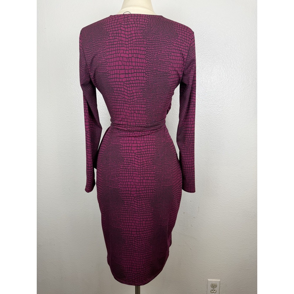 NWT Leota Crocco Raspberry Radiance Scarlett Dress Size M - Picture 4 of 10